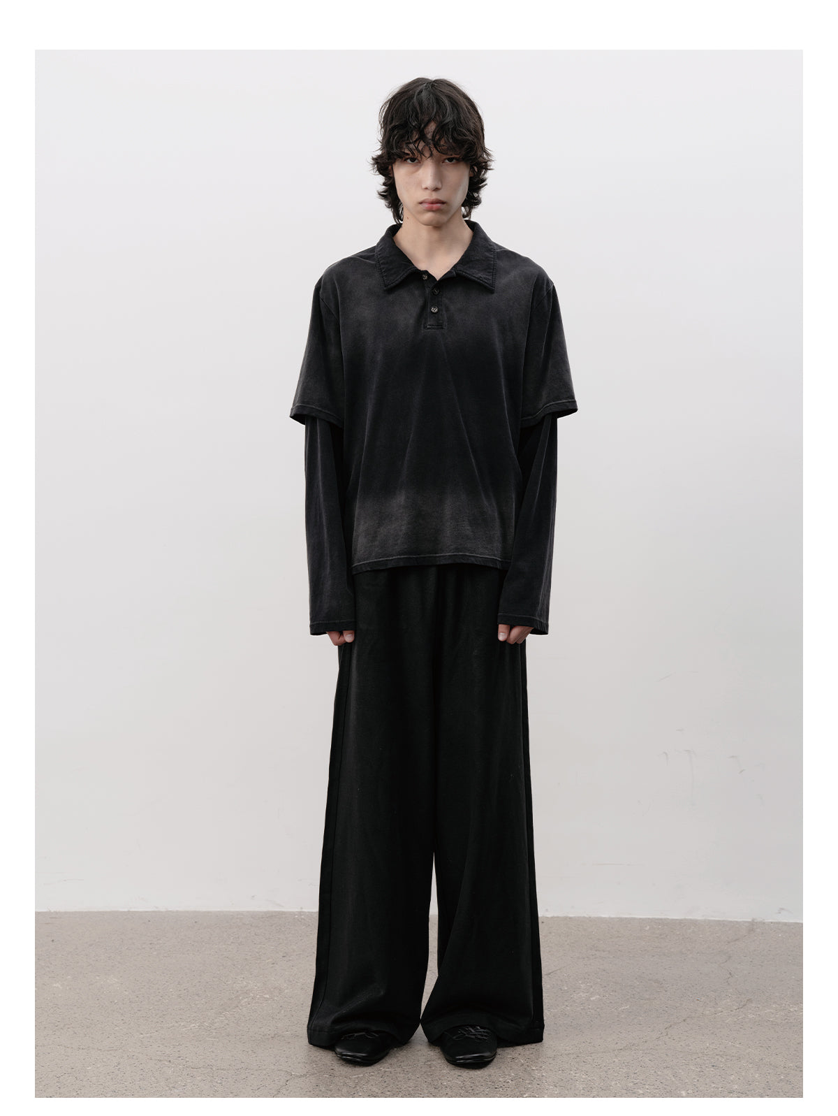 Low-Crotch Casual Pants