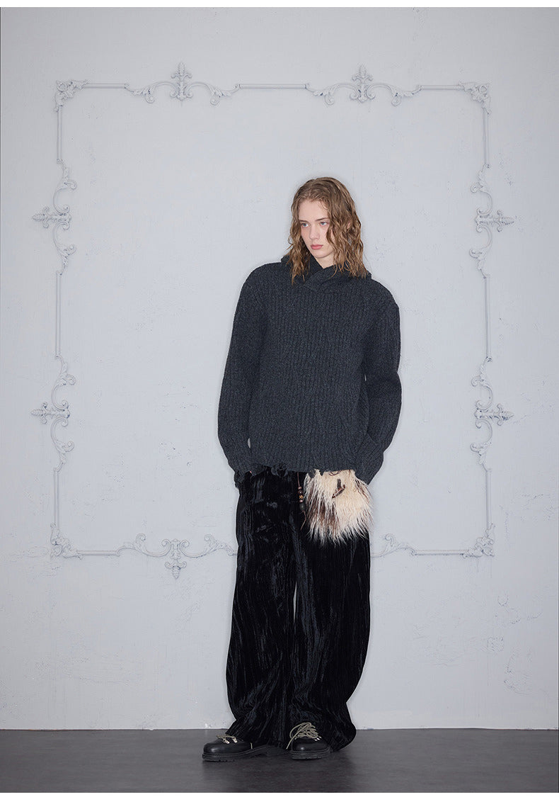 Hooded Pullover Sweater