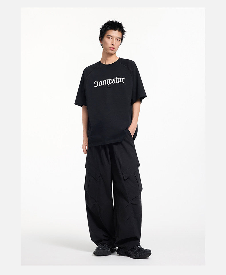 Sports-Style Mesh Patchwork T-Shirt