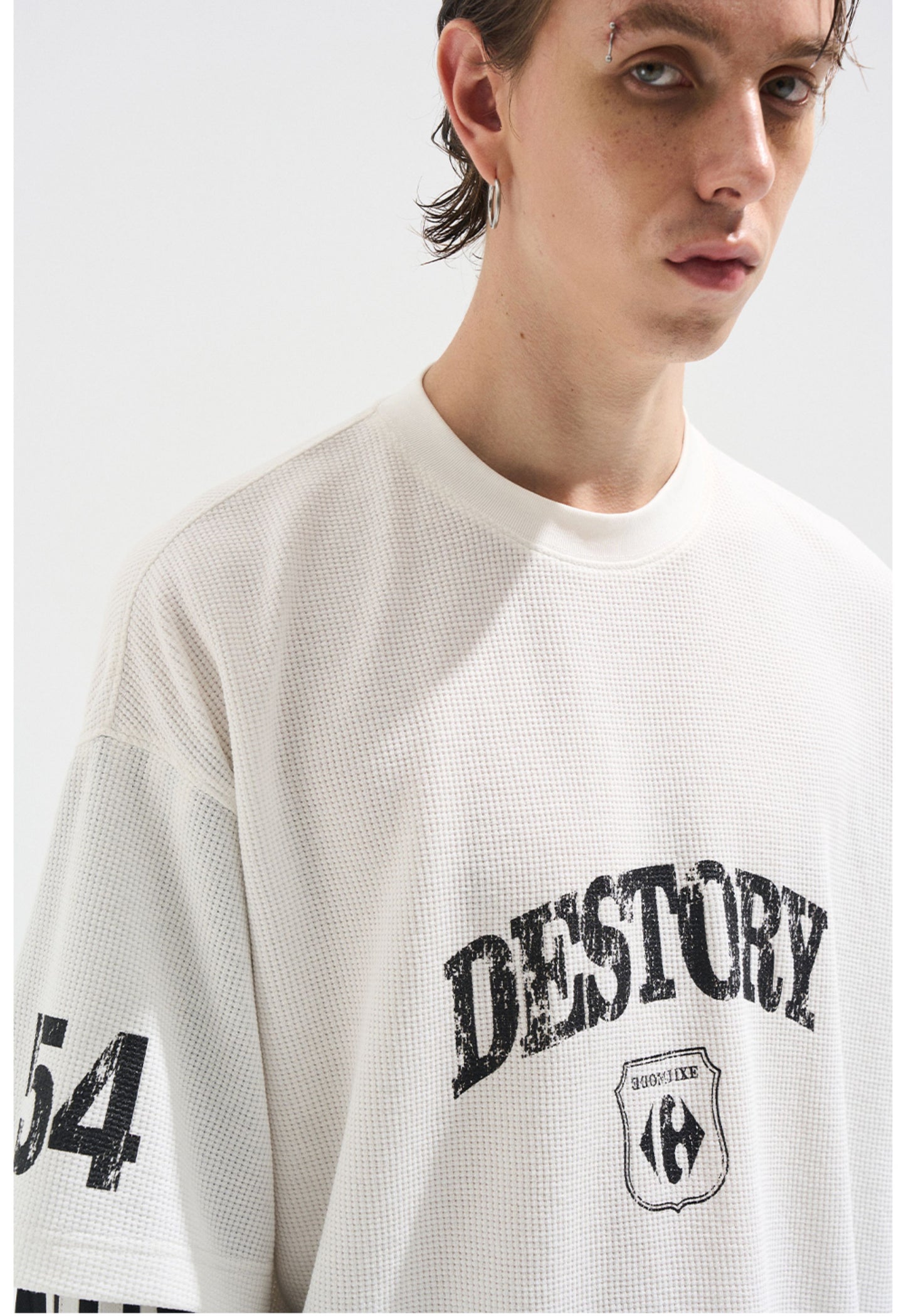 Fake Two-Piece Stitch T-Shirt