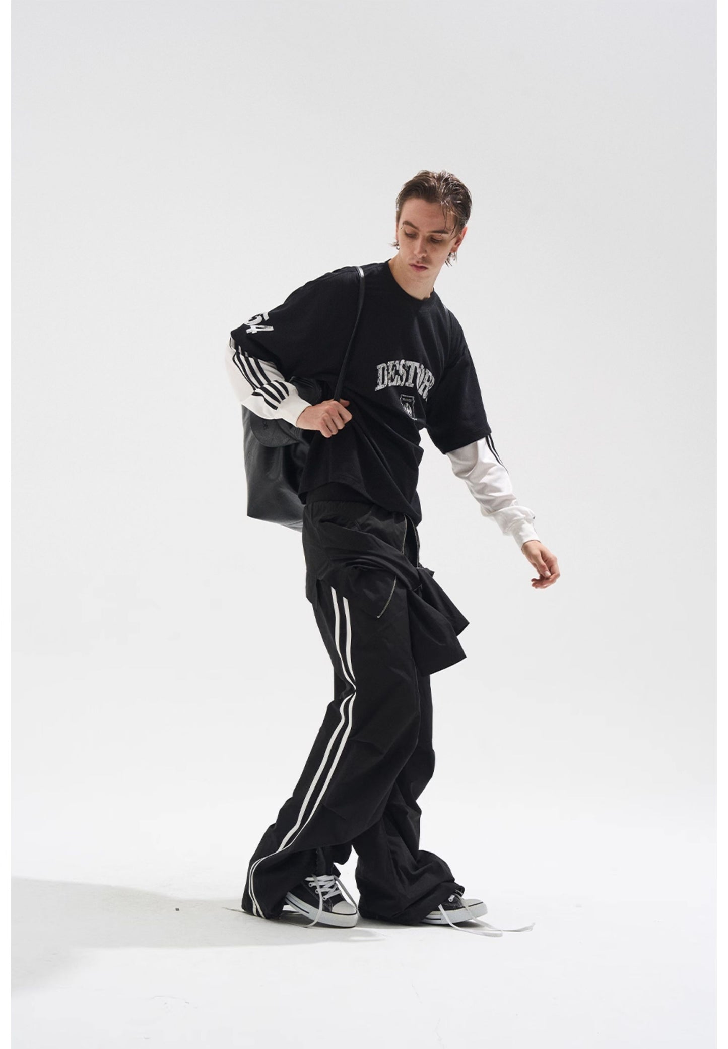 Fake Two-Piece Stitch T-Shirt