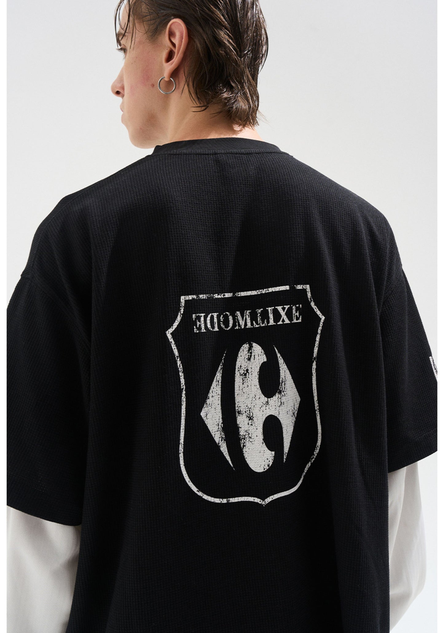 Fake Two-Piece Stitch T-Shirt