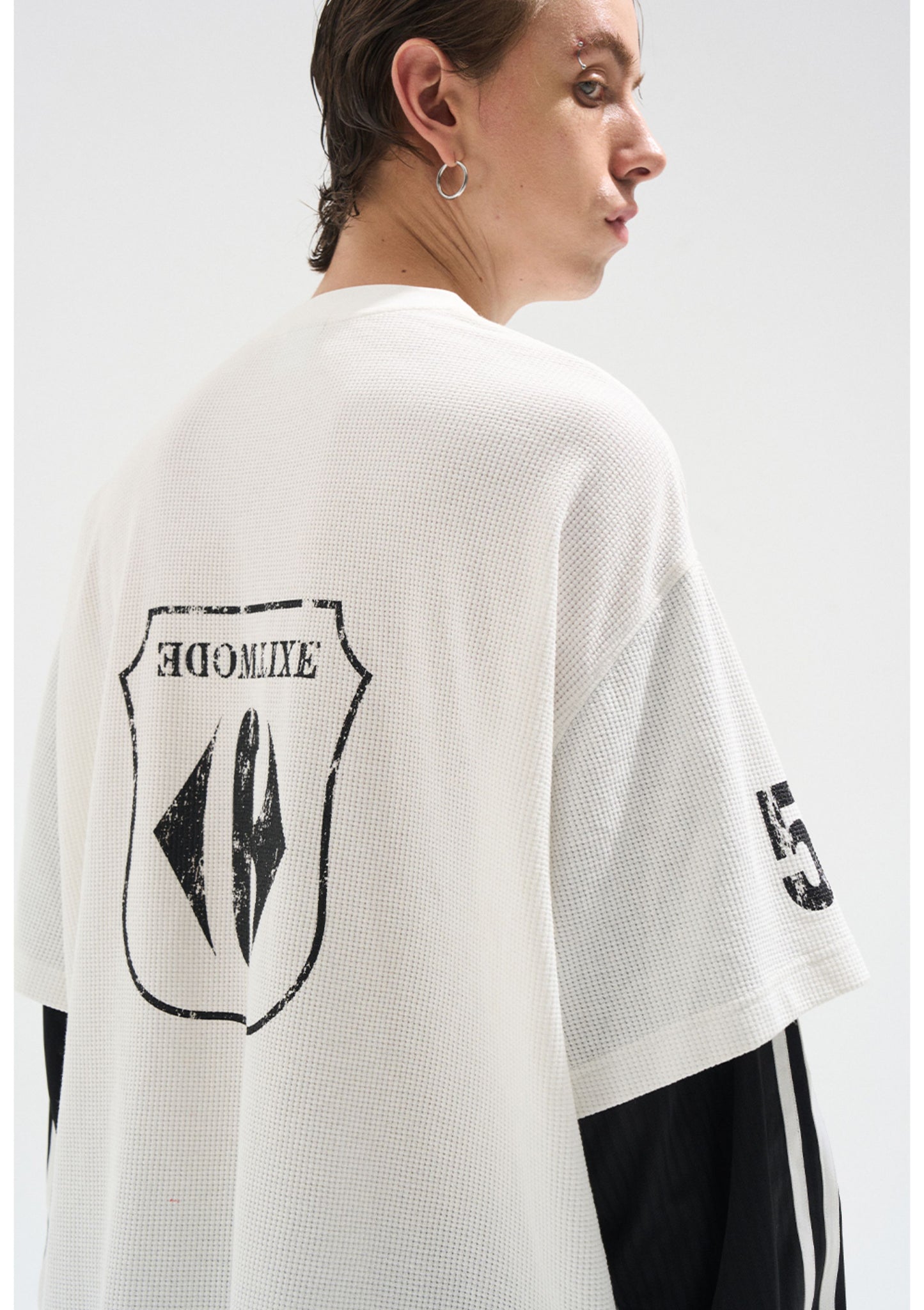 Fake Two-Piece Stitch T-Shirt