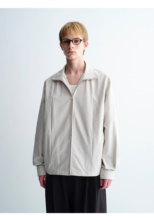 Pleated Pocket Casual Jacket