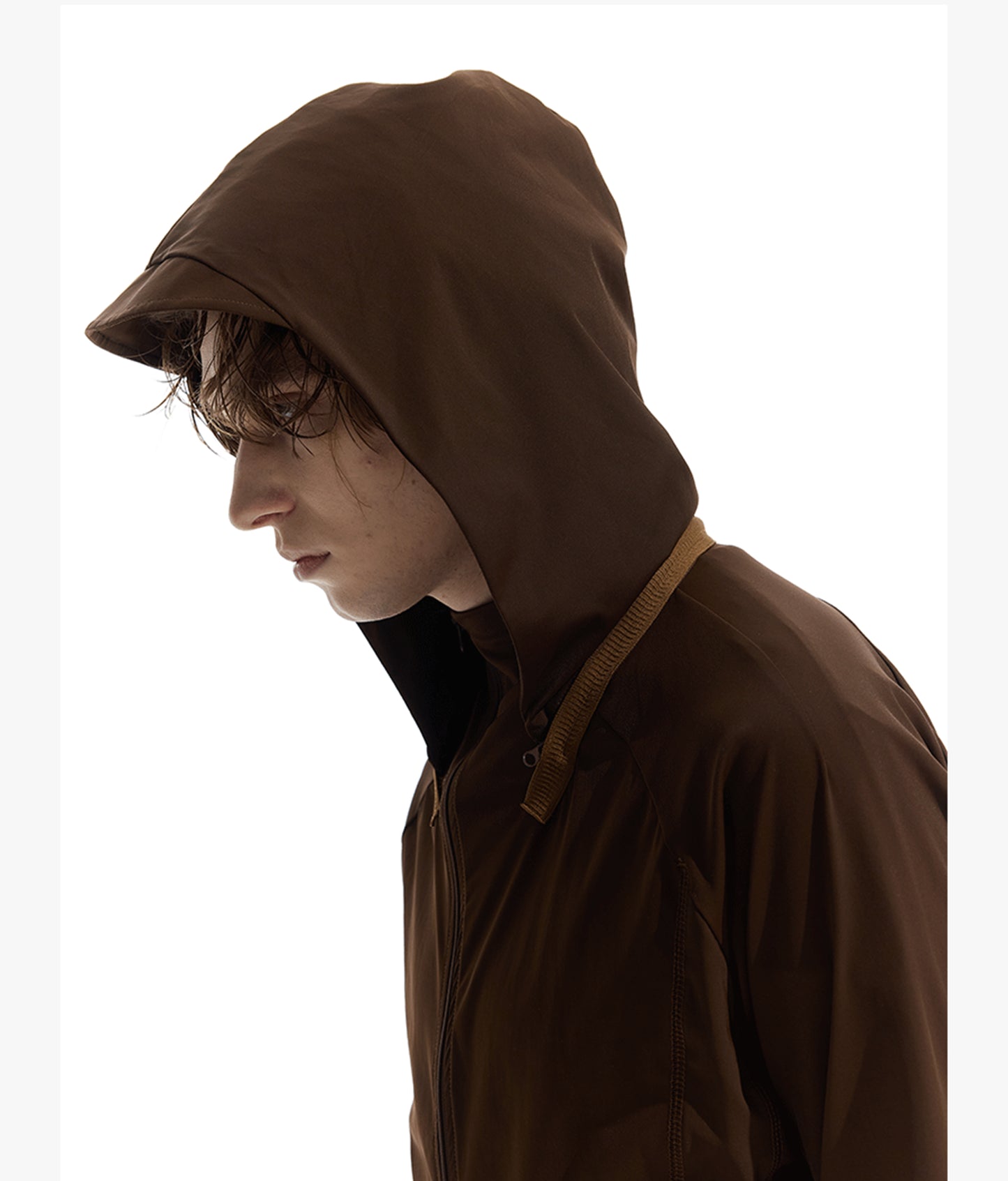 Jacket with removable hood