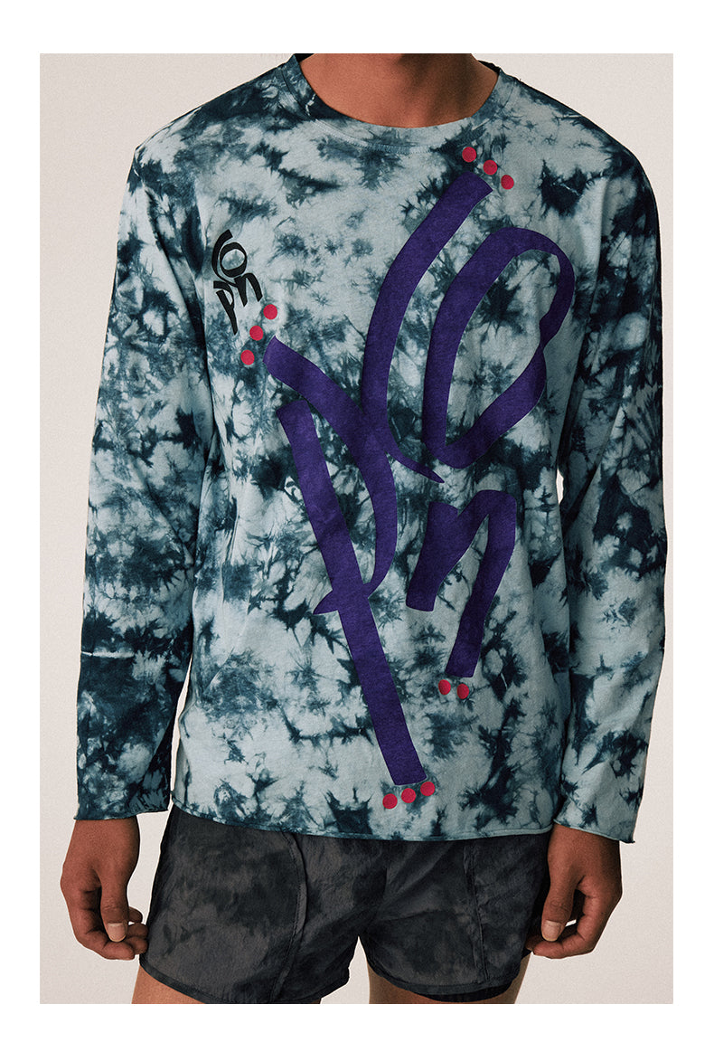 Graffiti Logo Tie-Dye T-Shirt