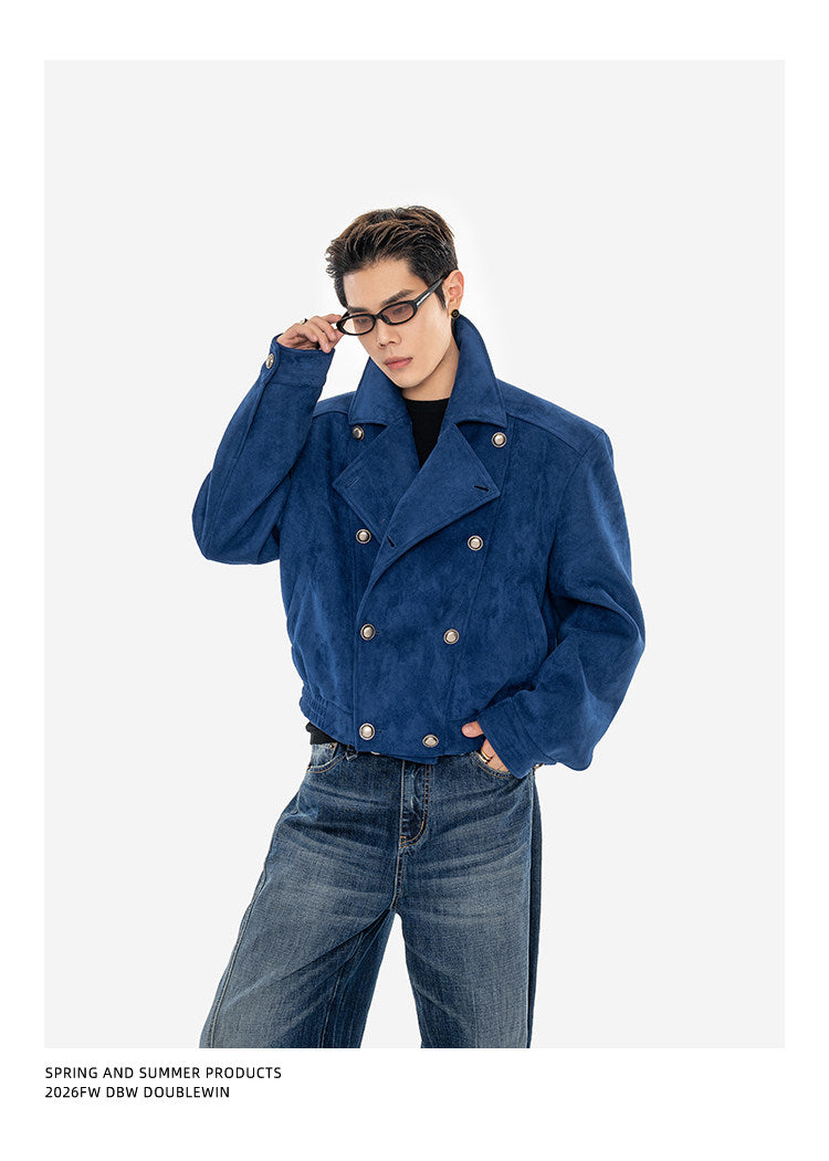 Matte Suede Short Jacket