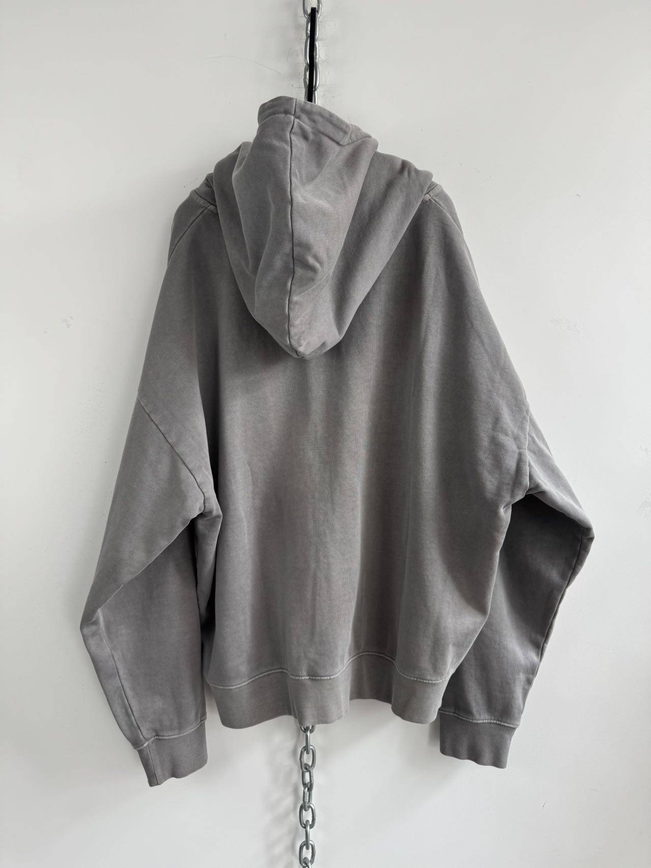 Terry Wash Finish Zipper Sweatshirt