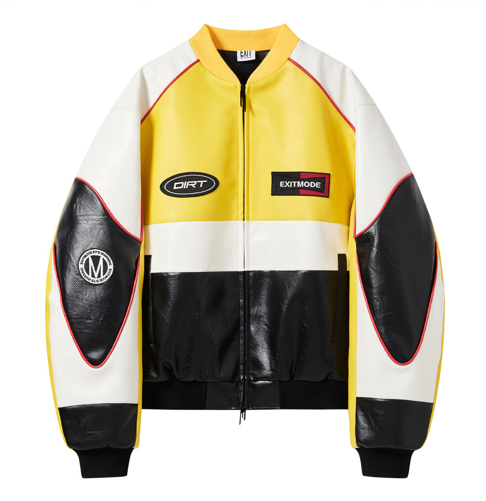 Oversized Leather Jacket