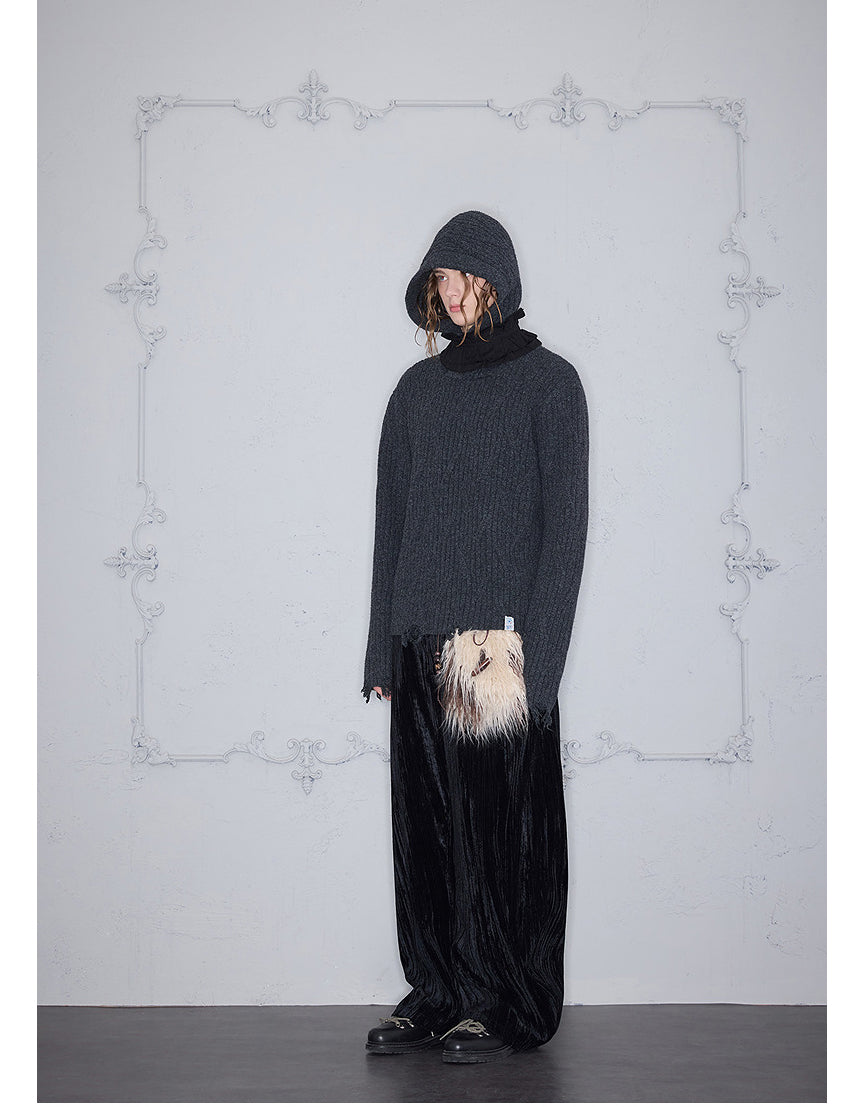 Hooded Pullover Sweater