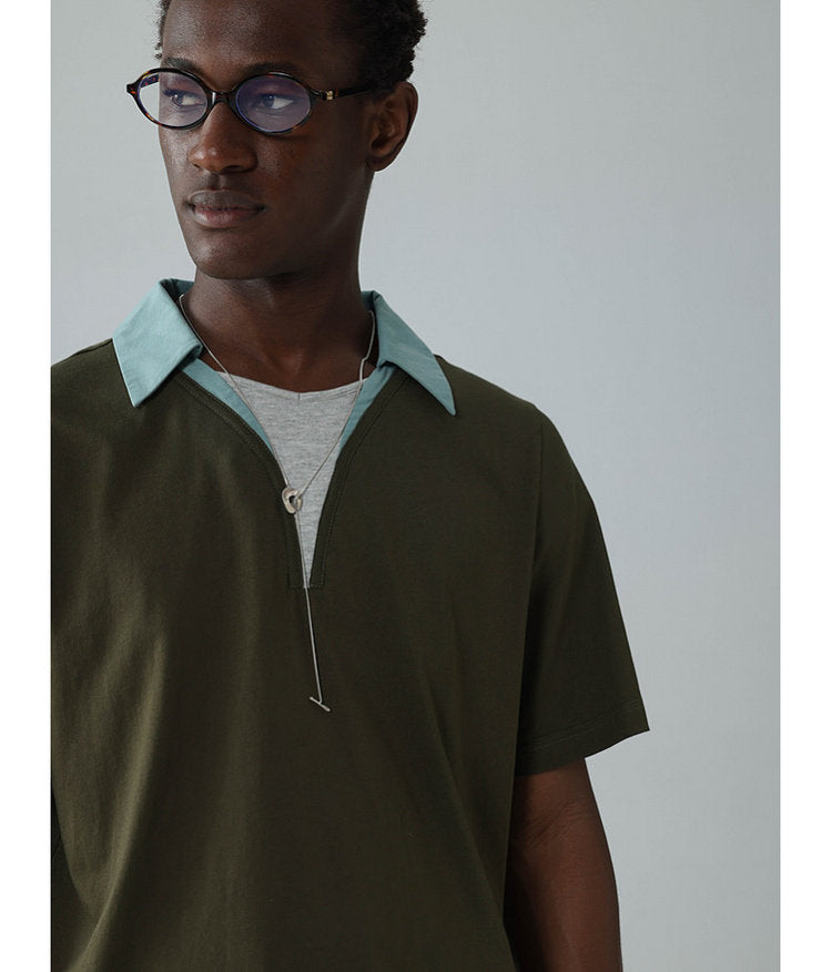 Faux Three-Piece Polo Shirt