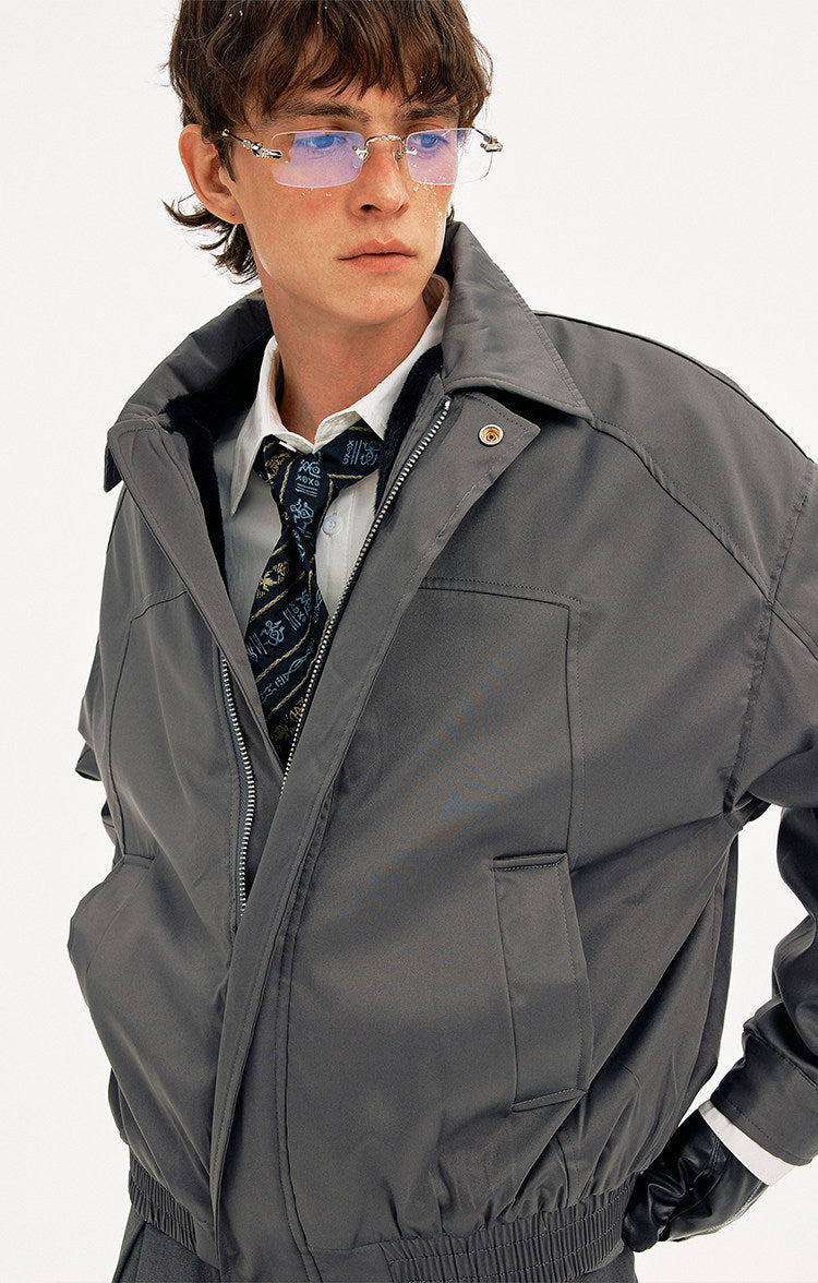 Cotton Jacket with Fleece Lining