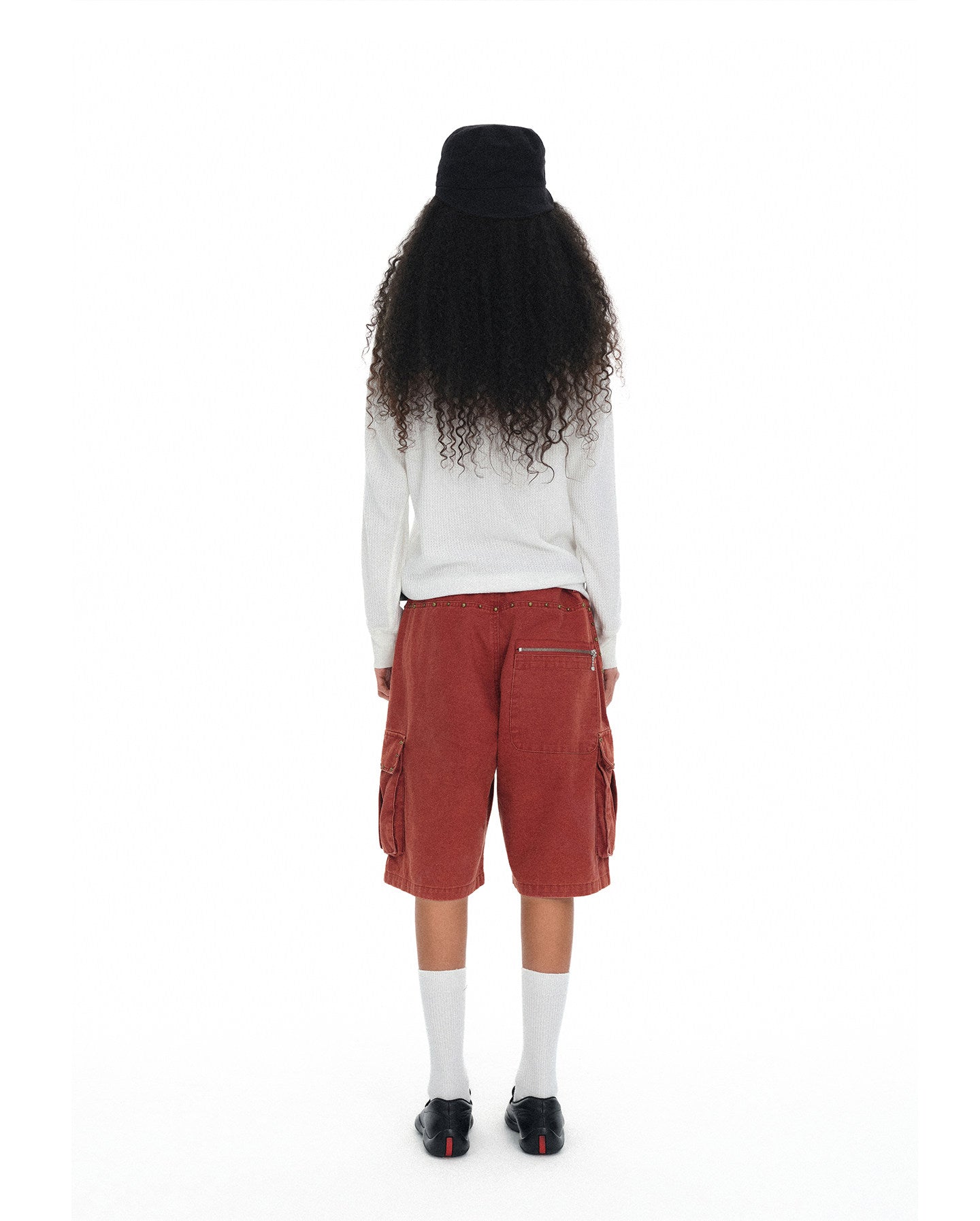 Multi-Pocket Loose Shorts