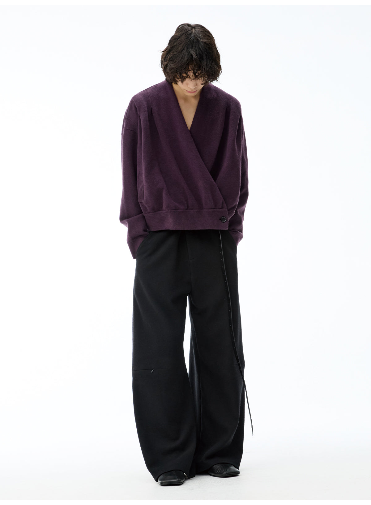 Crossover Knit Cardigan