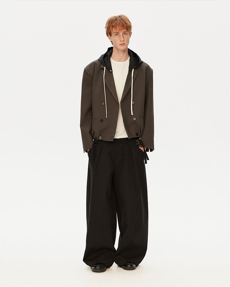 Jacket with detachable hood