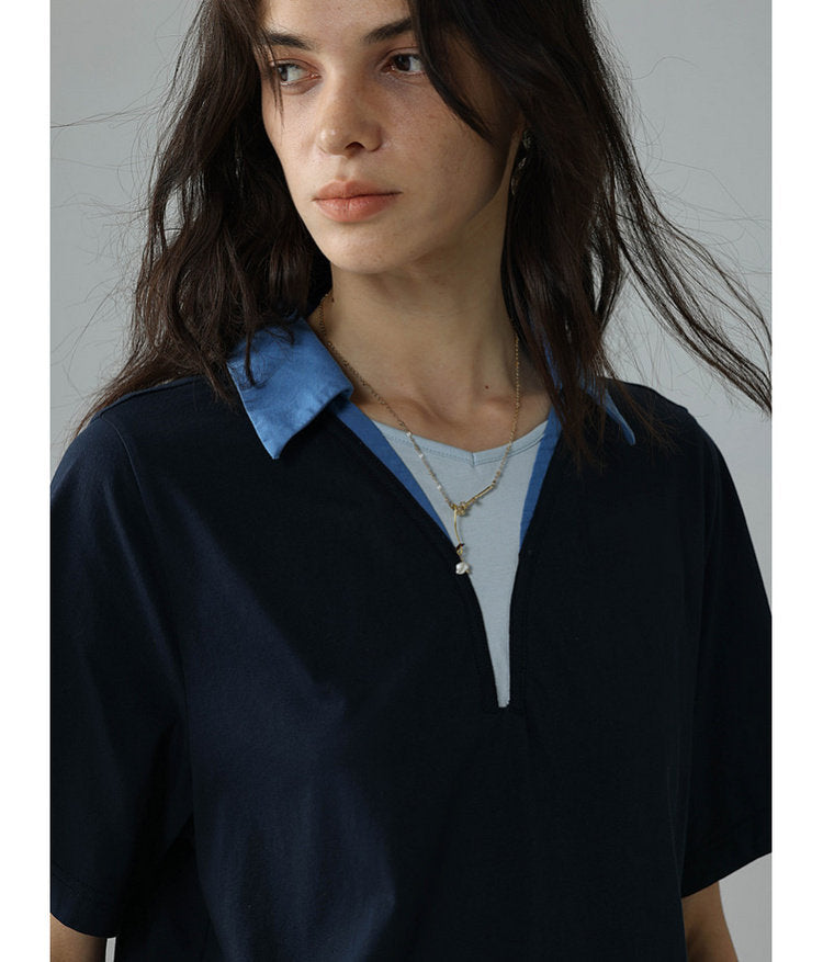 Faux Three-Piece Polo Shirt