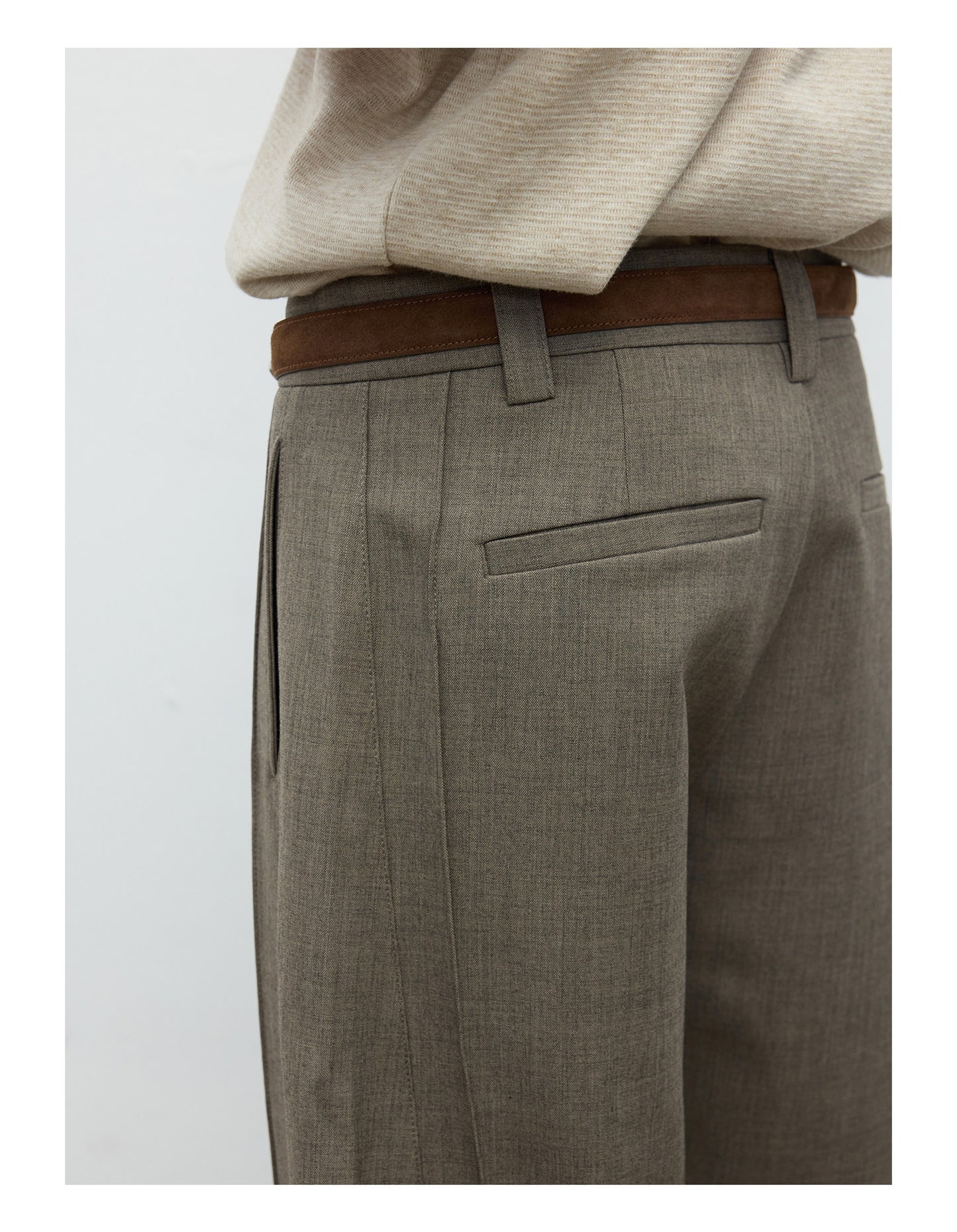 3D Quilted Casual Pants