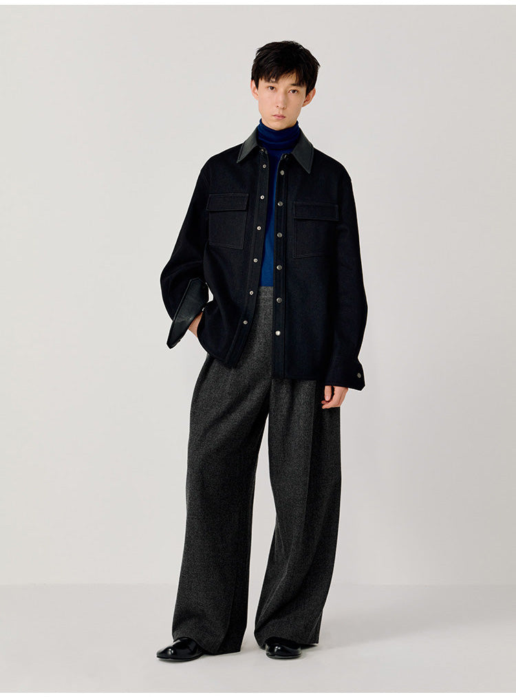 Pleated Adjustable Loose Casual Pants