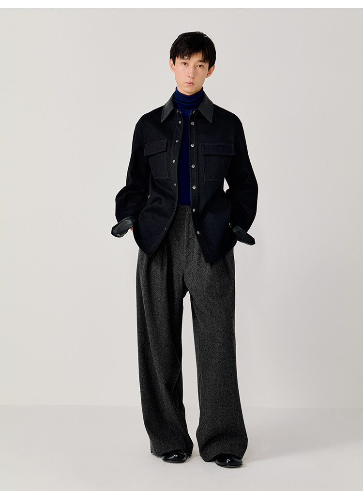 Pleated Adjustable Loose Casual Pants