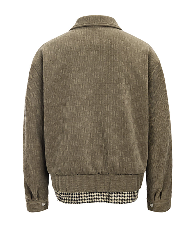 Faux two-piece jacket