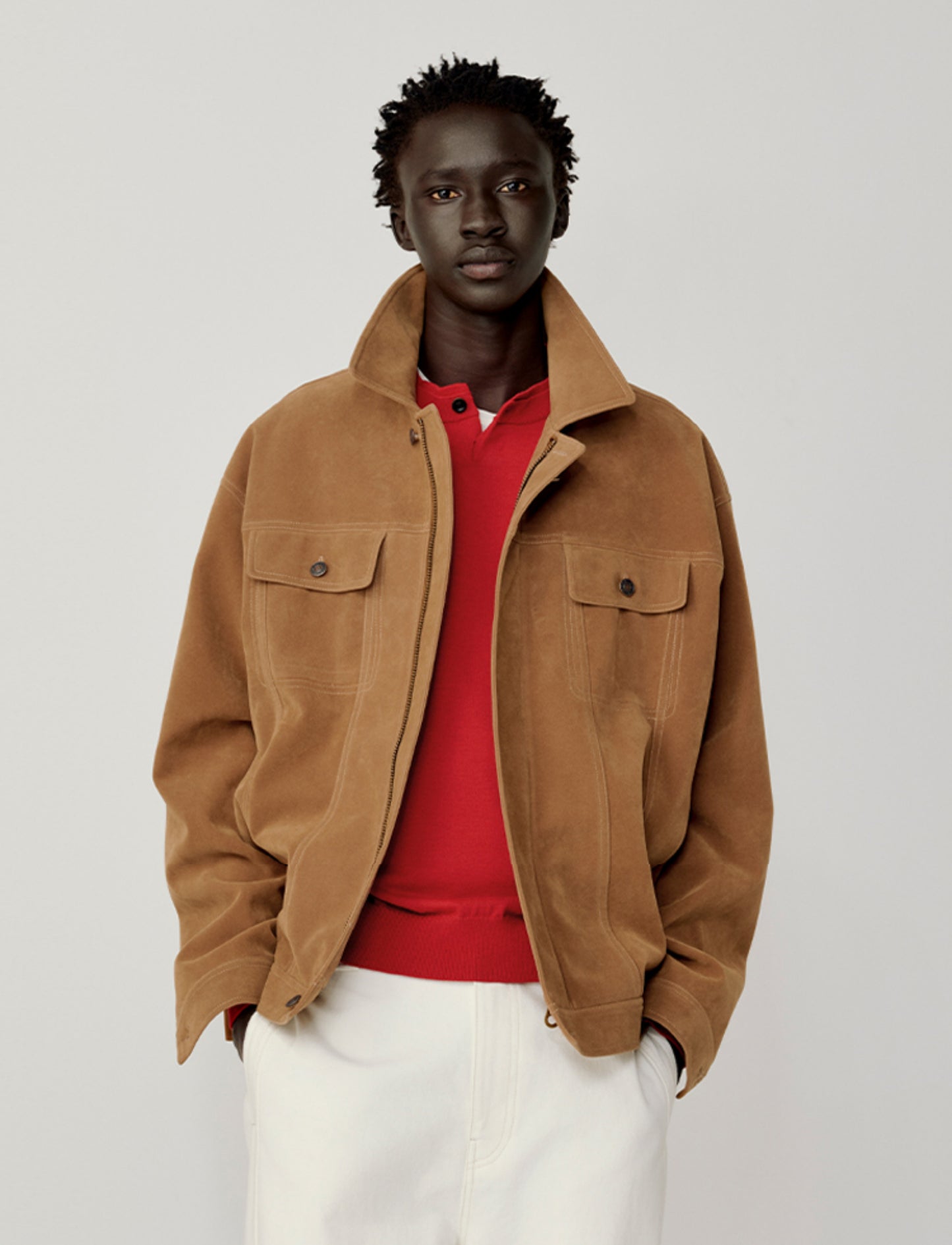 Wide Double Pocket Jacket