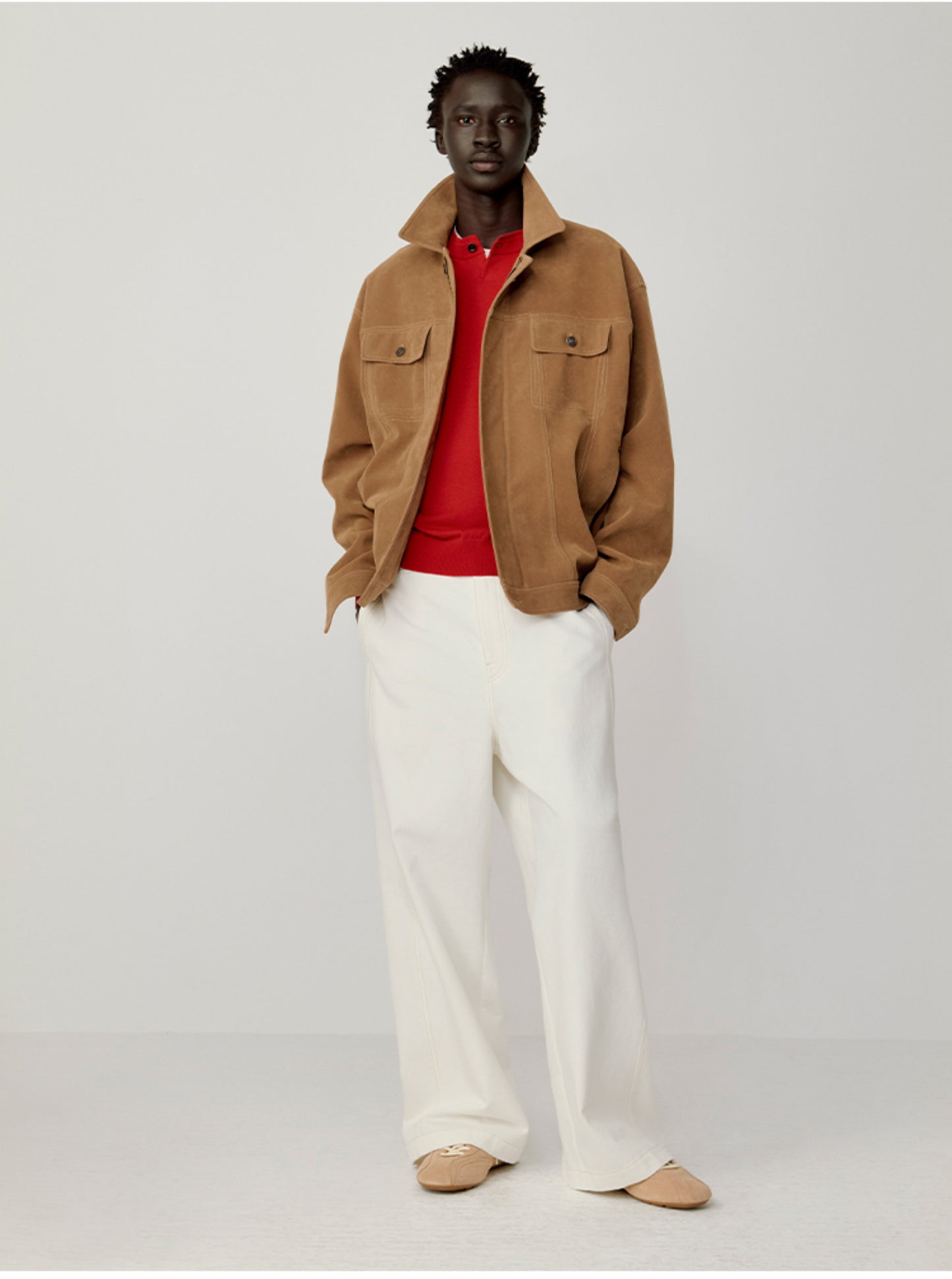 Wide Double Pocket Jacket