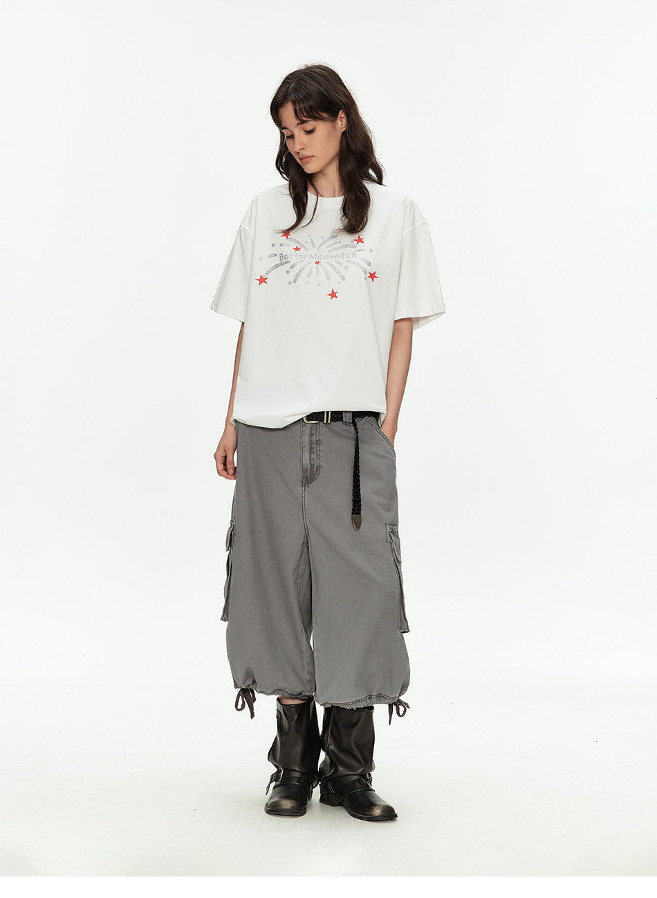 Double Drawstring Workwear Shorts