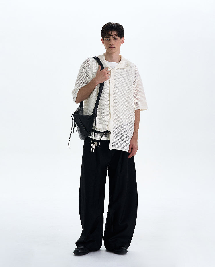 High-end hollow knit