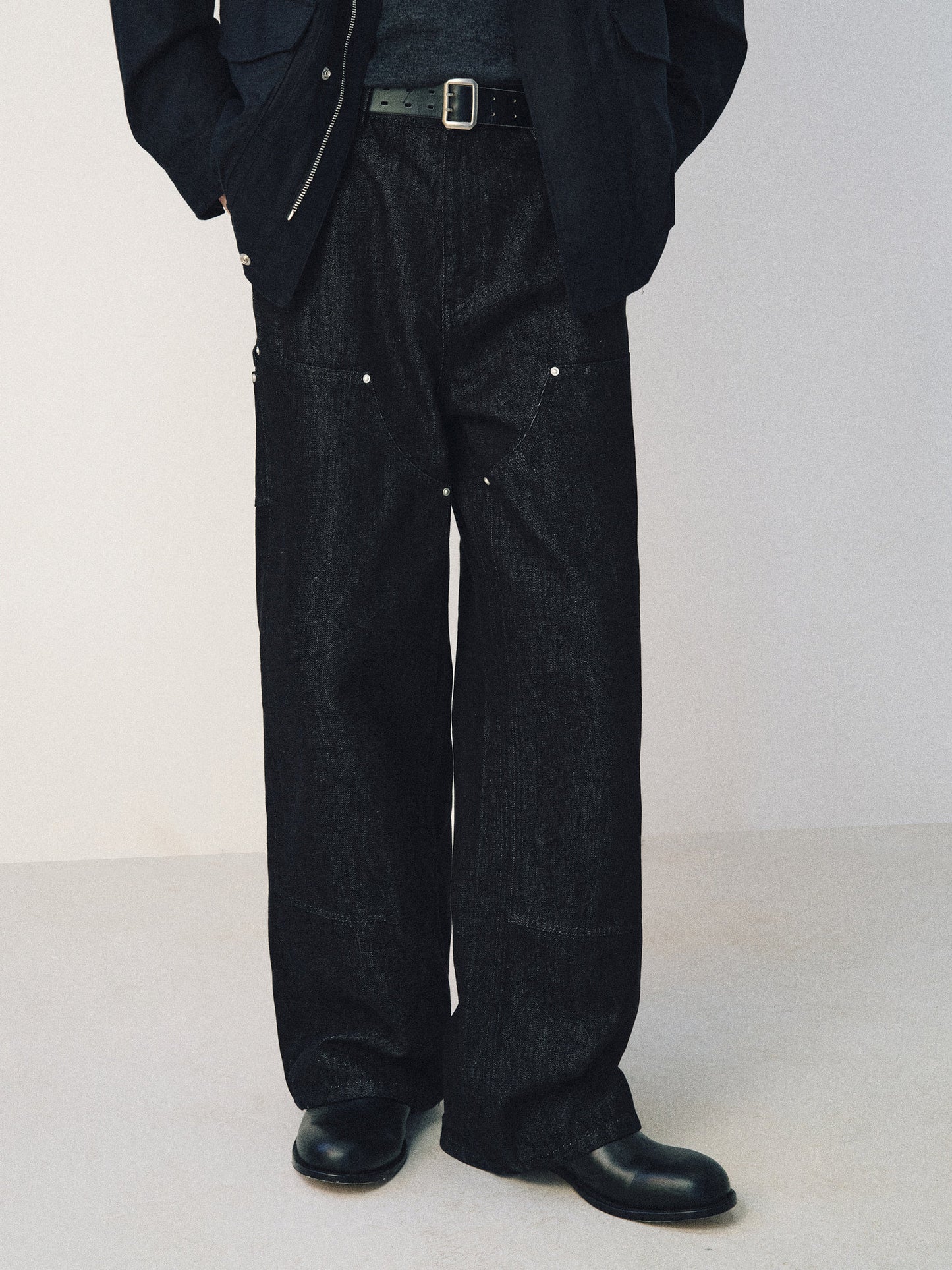 Silver Thread Denim Logging Pants