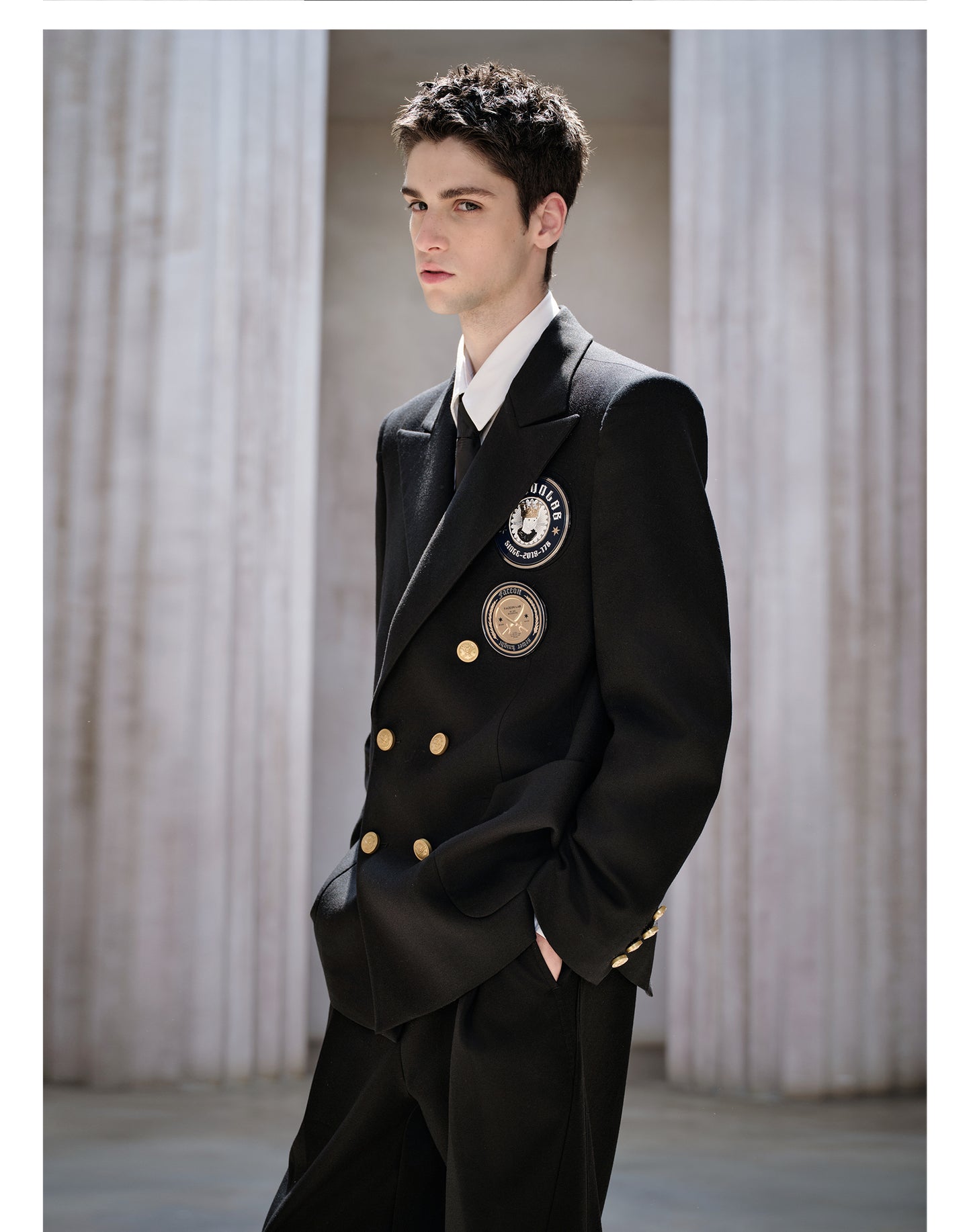 Double-breasted jacket