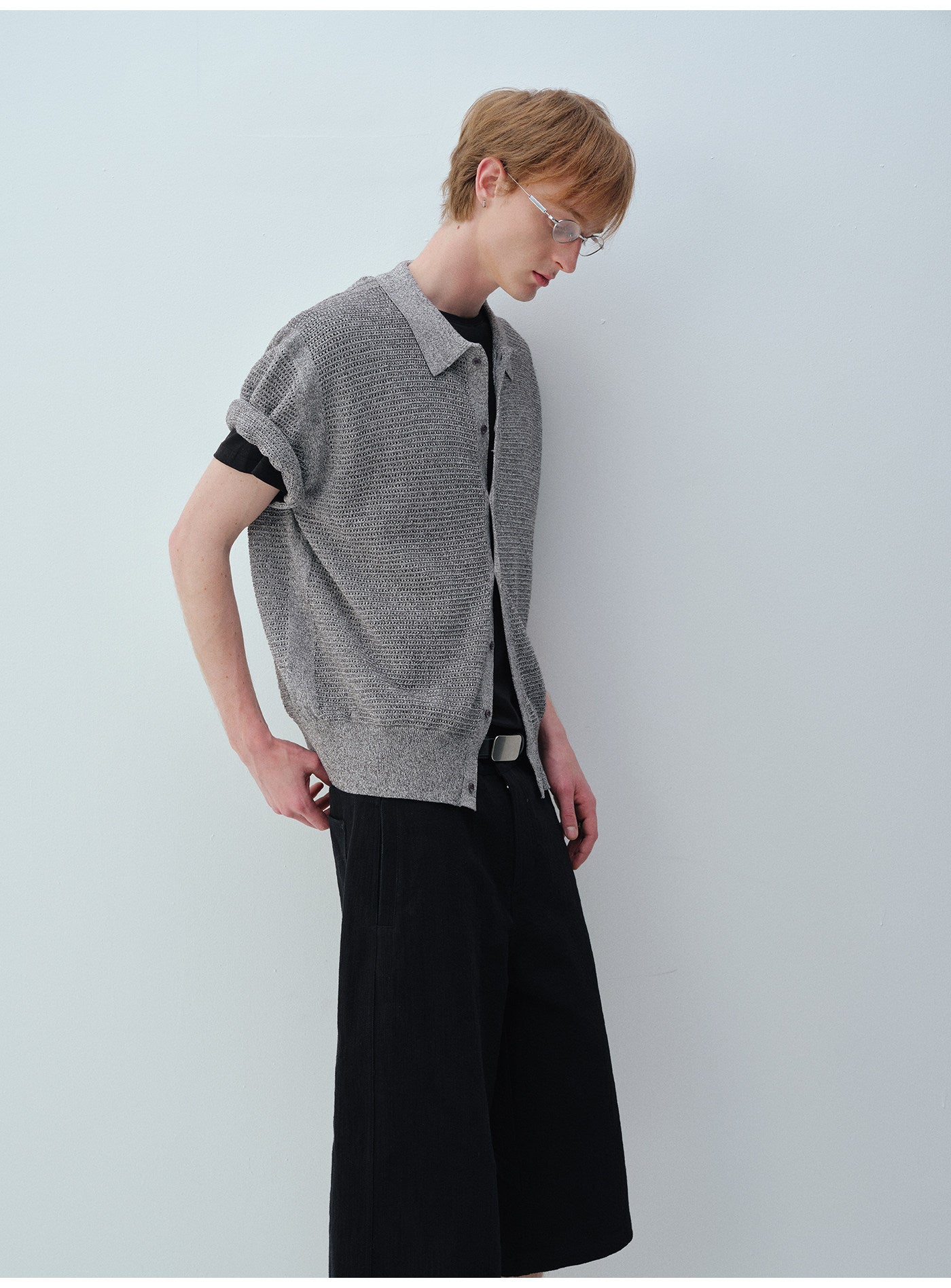 Openwork Knit Cardigan