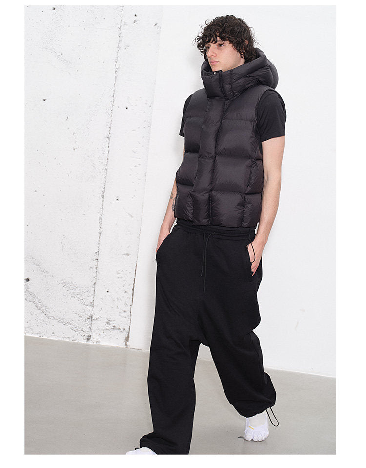 High-Fill Down Vest with Hood