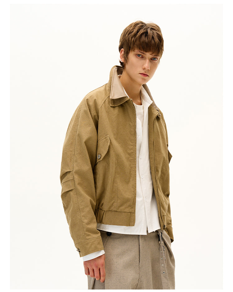 Double-Layer Collar Jacket