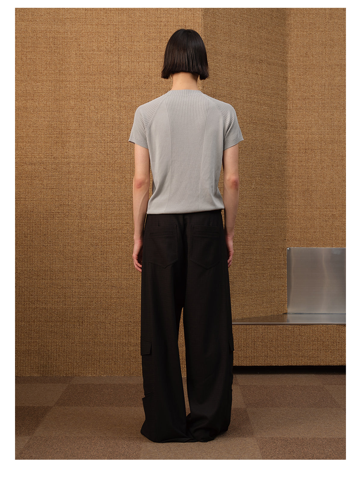 Ice Silk Fabric Knit Shirt