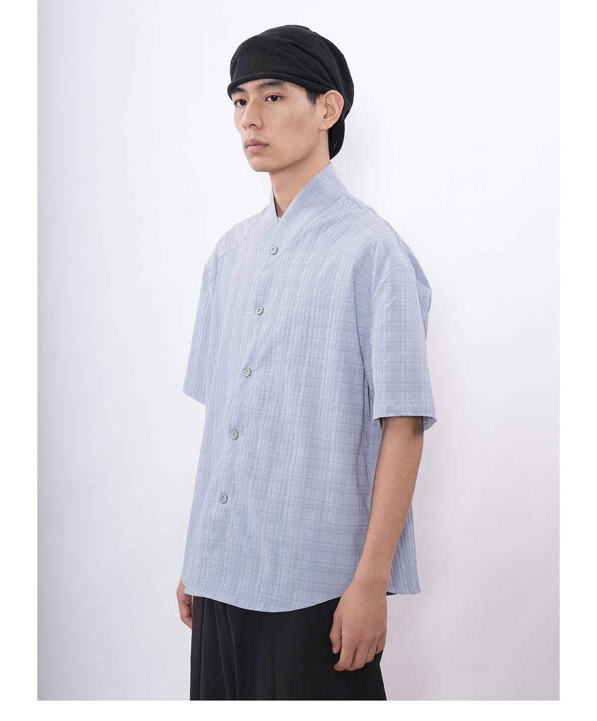 Stand-up Collar Shirt