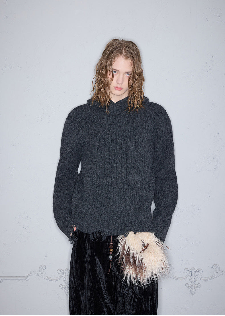 Hooded Pullover Sweater