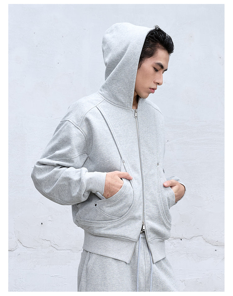 Deconstructed Hooded Sweatshirt