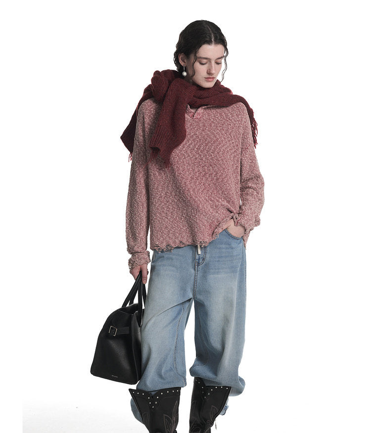 Color-dyed Loop Sweater
