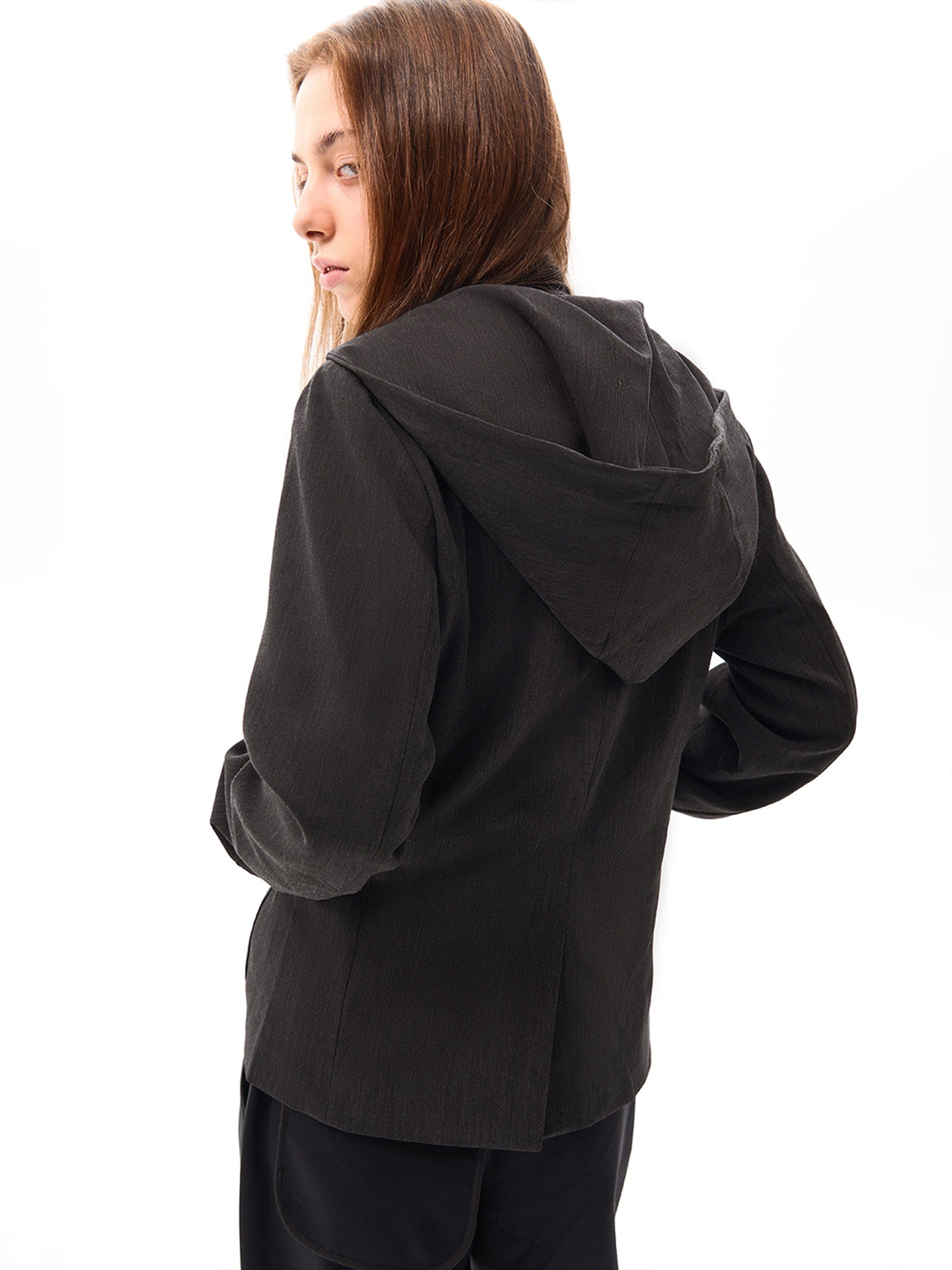 Casual jacket with hood