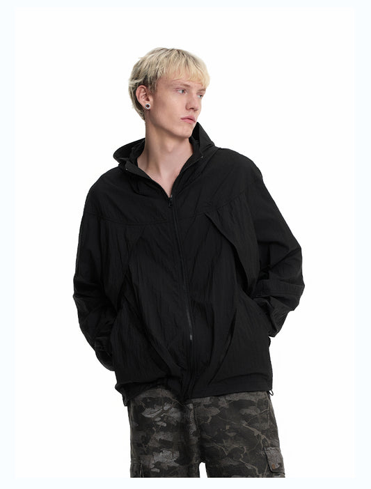 Lightweight jacket with hood