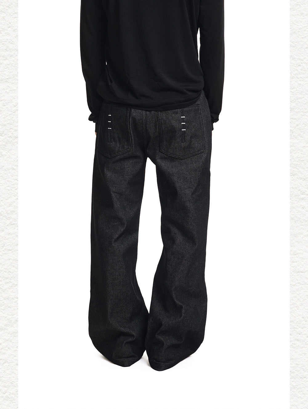 A-Line Farm Original Cowhide Strip Jeans