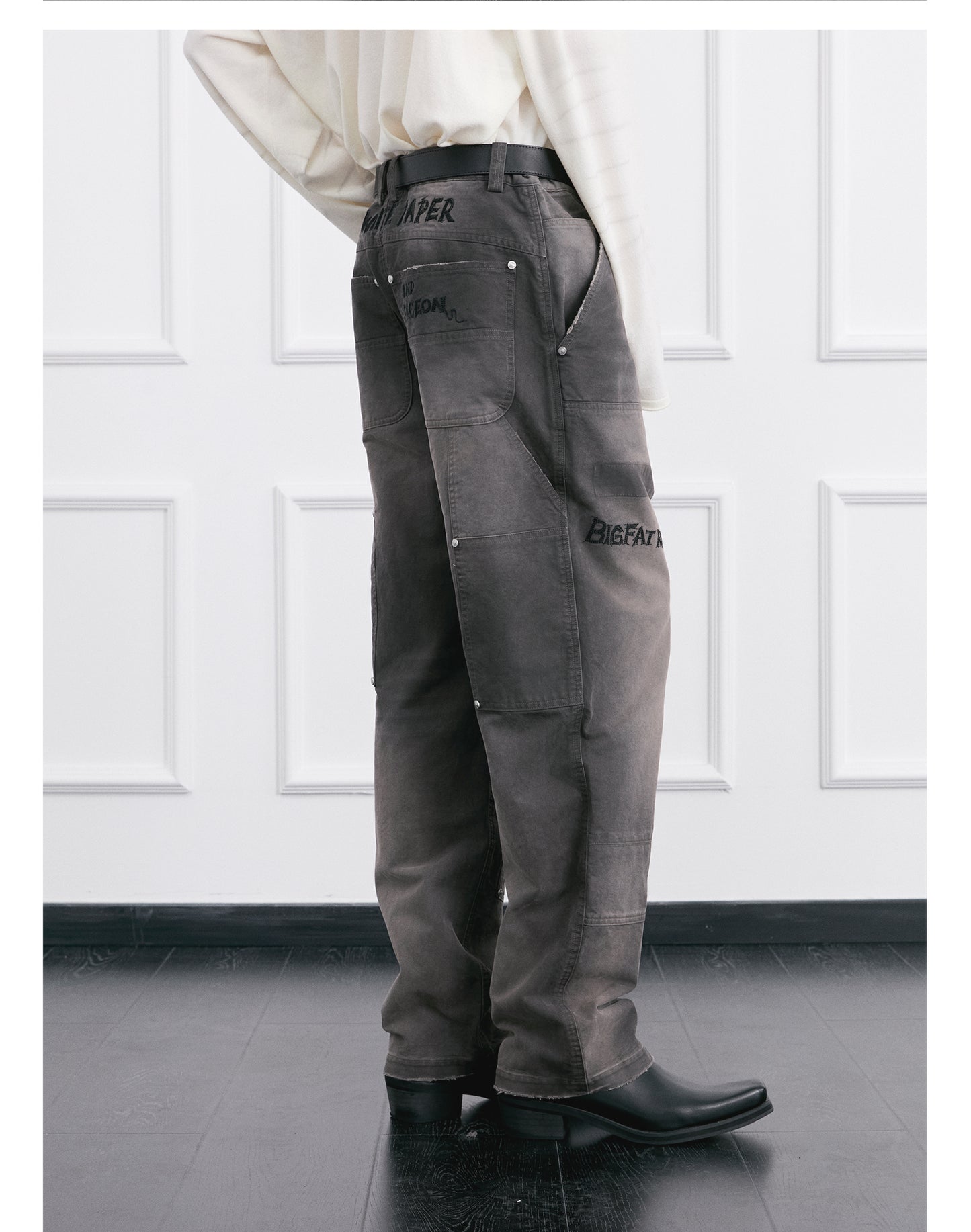 Embroidered Casual Pants