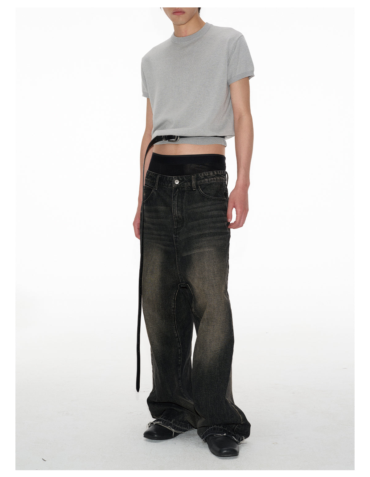 Vintage Low Crotch Jeans