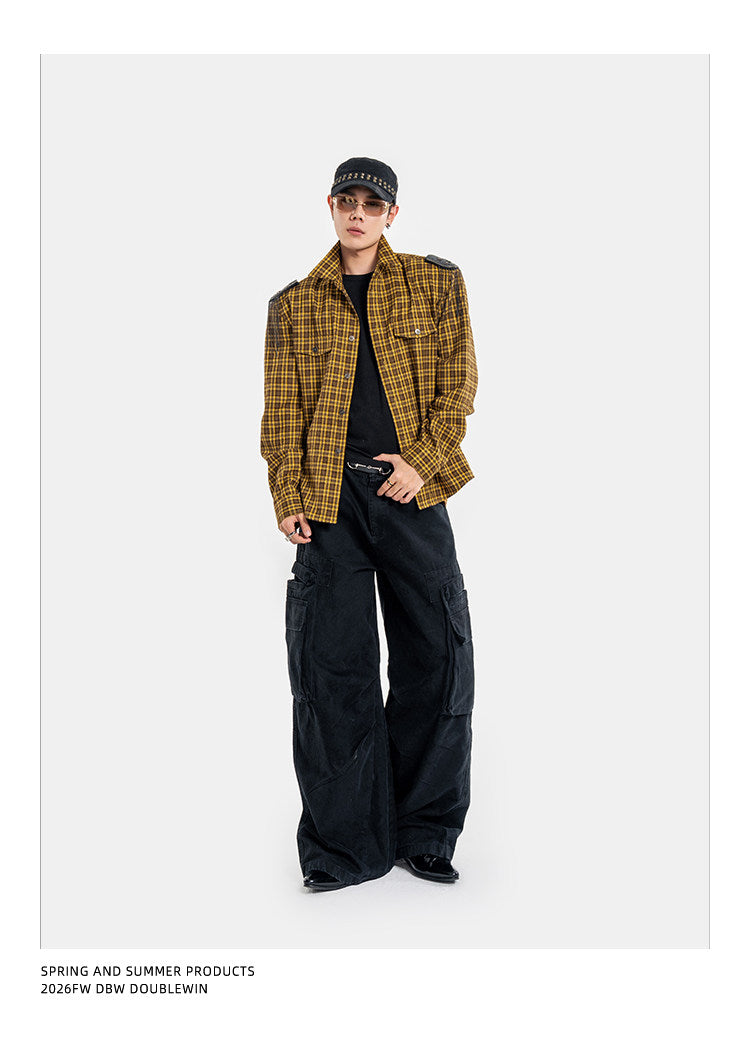 Vintage Tassel Check Shirt