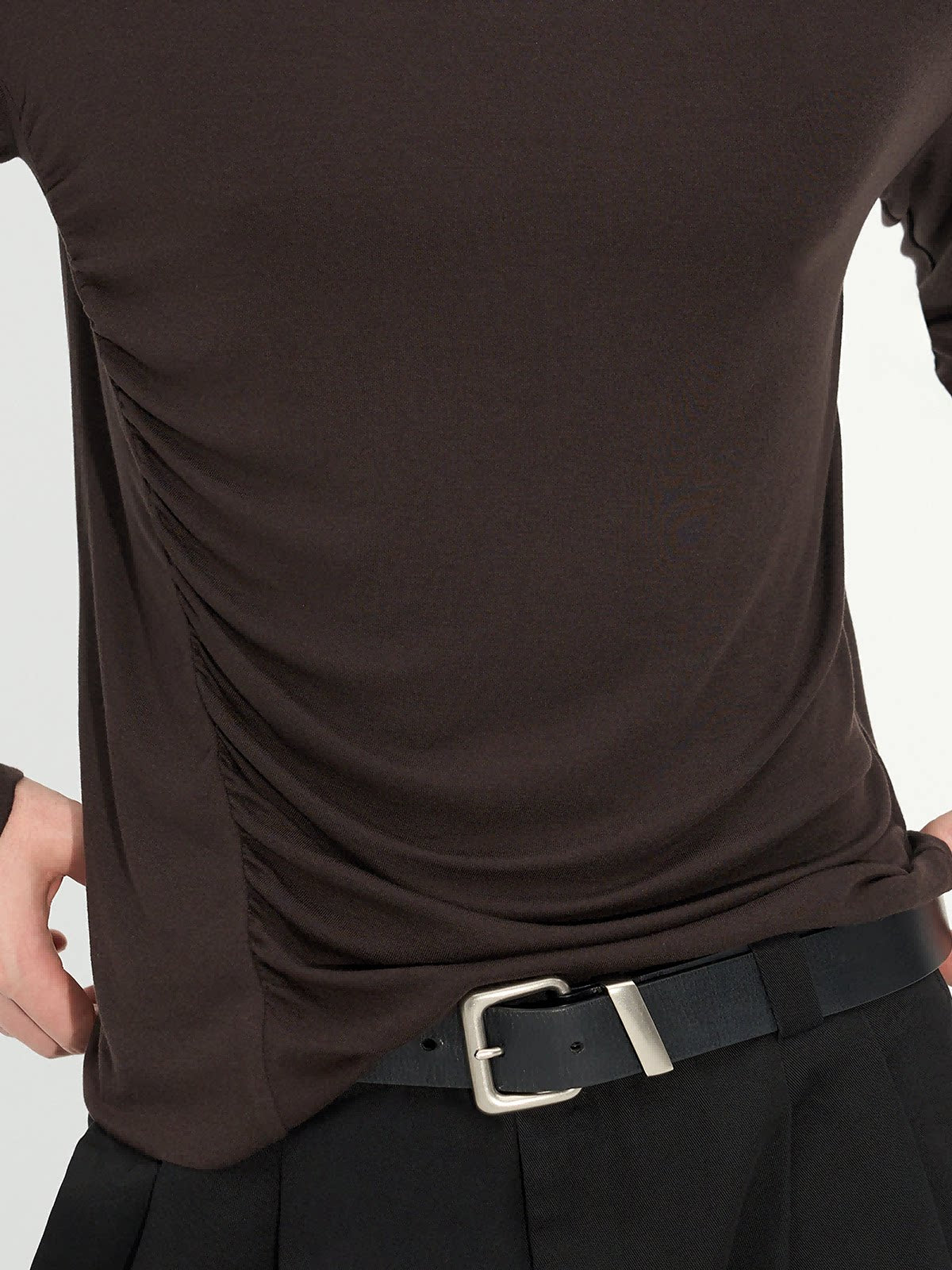 Wrinkle-processed T-shirt