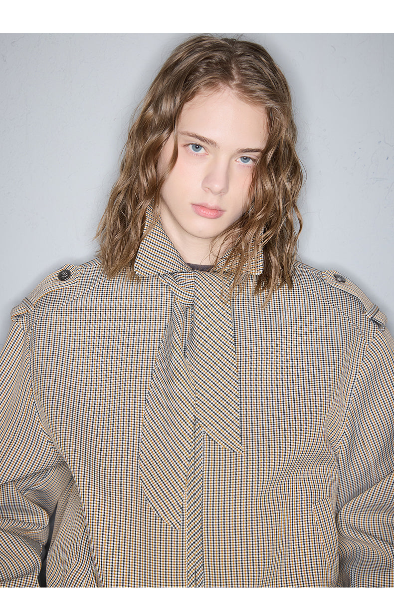 Small Check Pattern Jacket