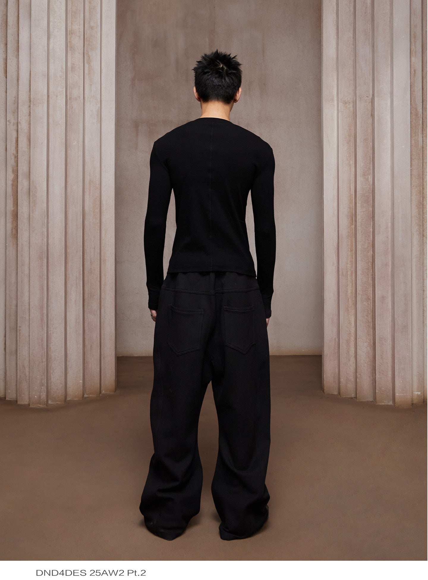 Curve Long Button Sweatpants
