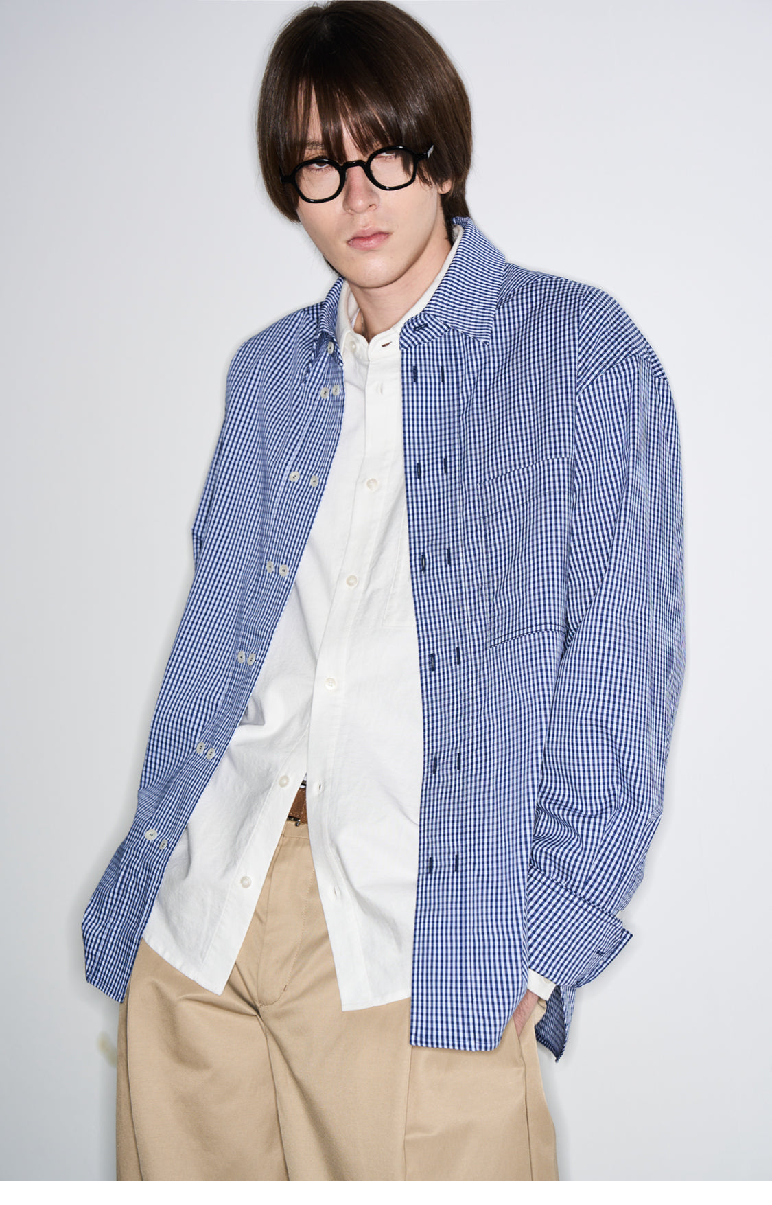 Double-breasted shirt