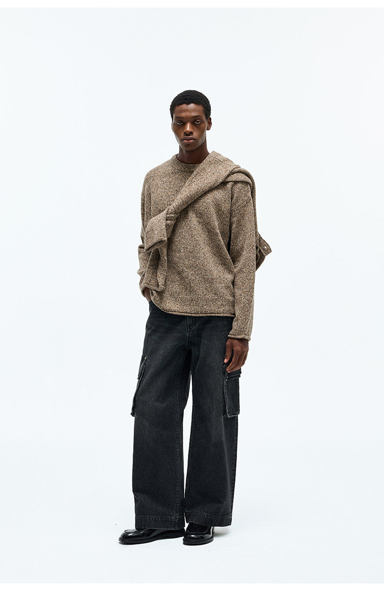 Classic Narrow Crew Neck Sweater