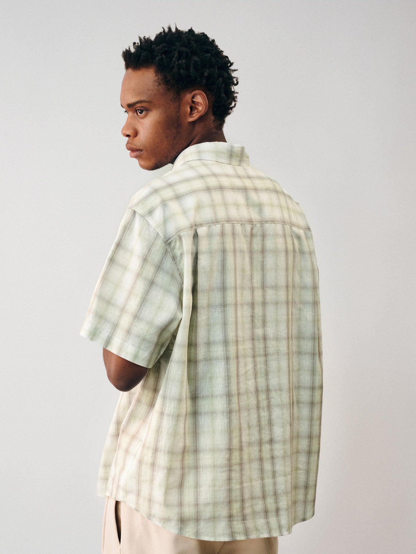 Gradient Check Shirt